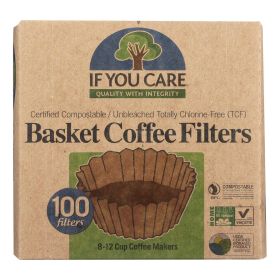 If You Care Coffee Filters - Basket - Case of 12 - 100 Count (SKU: 1618834)